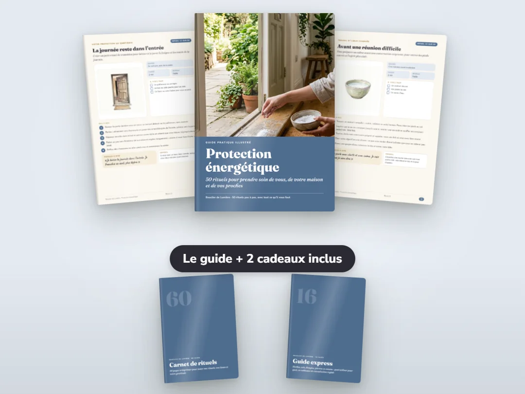 Protection énergétique : le guide de 50 rituels et les 2 cadeaux